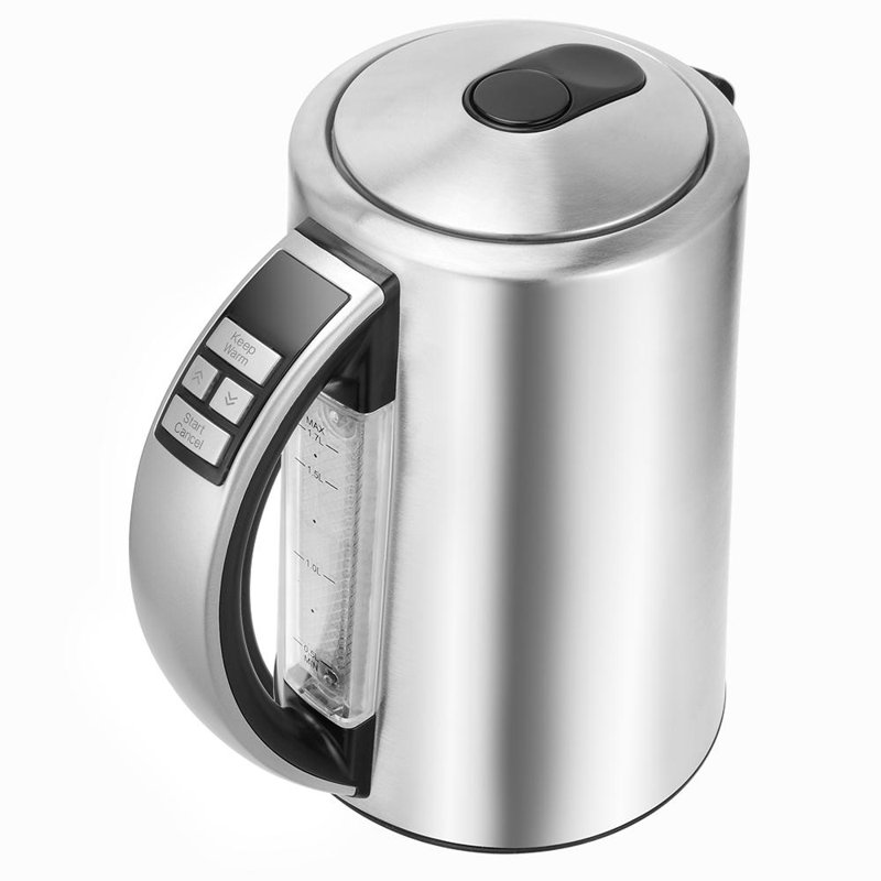 LIVINGbasics Temperature Kettle Programmable Electric Water Boiler 1.7